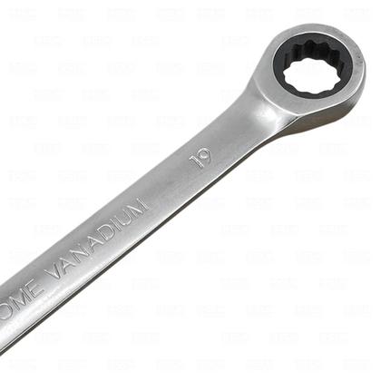 Imagem de Chave Catracada Combinada Boca Fixa Estrela Estriada 19 Mm