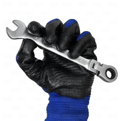 Imagem de Chave Catracada Combinada Boca Móvel Estrela Estriada 12 Mm