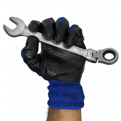 Imagem de Chave Catracada Combinada Boca Móvel Estrela Estriada 17 Mm