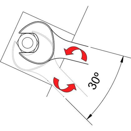 Imagem de Chave Combinada 1.7/16 Pol Vanadium 44670120 TRAMONTINA