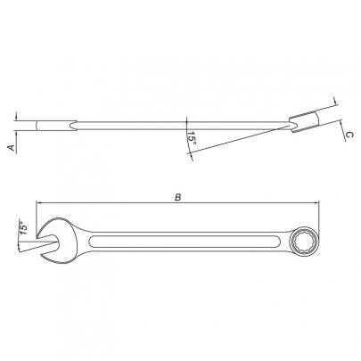 Imagem de Chave Combinada 16mm Tramontina