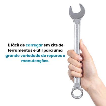 Imagem de Chave Combinada 6 Mm Tramontina Aço Cromado