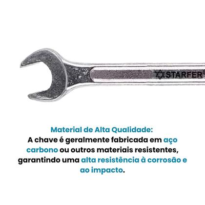 Imagem de Chave Combinada 6 Mm Tramontina Aço Cromado