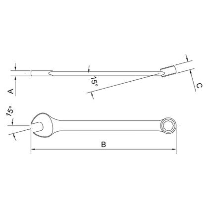 Imagem de Chave Combinada 60 mm Tramontina PRO