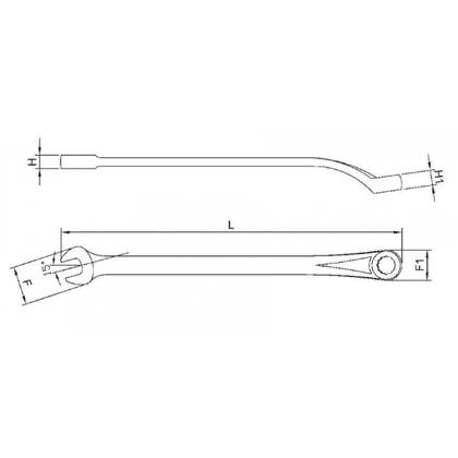 Imagem de Chave Combinada 9,0mm - 302004BBR - BELZER