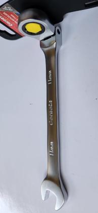 Imagem de Chave Combinada Articulada C/ Catraca Cr-v 15MM Profissional