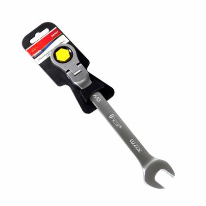 Imagem de Chave Combinada Articulada Com Catraca 17MM Profissional CRV Corneta