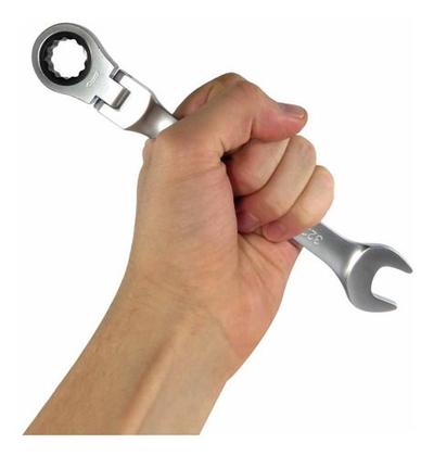 Imagem de Chave Combinada Articulada Com Catraca Crv 15mm - Corneta