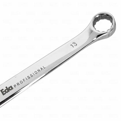 Imagem de Chave Combinada Avulsa Boca Estrela Estriada Cromada 13 Mm