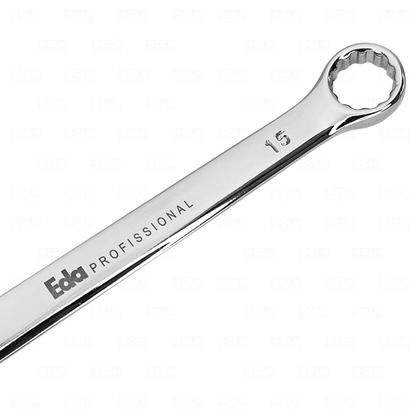 Imagem de Chave Combinada Avulsa Boca Estrela Estriada Cromada 15 Mm