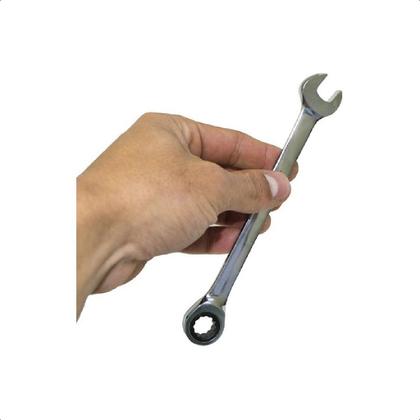 Imagem de Chave Combinada Cabeça Com Catraca Fixa 12mm Cromo Vanádio