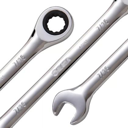 Imagem de Chave Combinada Catraca 7/16" - Sata