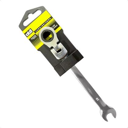 Imagem de Chave Combinada Catraca Cabeça Articulada 10Mm Cromo Vanádio