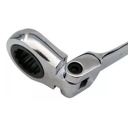 Imagem de Chave Combinada Catracada 17mm Cabeça Articulada 9Sh Eda