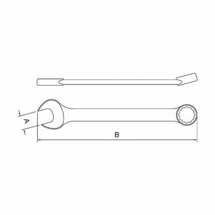 Imagem de Chave Combinada Cobre-berílio 1.3/16'' - Tramontina PRO