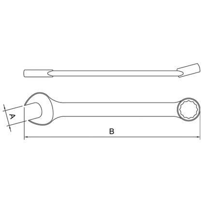 Imagem de Chave Combinada Cobre-berílio 1.5/16" Tramontina PRO
