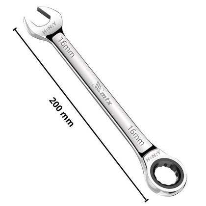 Imagem de Chave Combinada Com Catraca 16 mm CRV Profissional - MTX