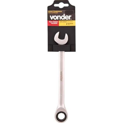 Imagem de Chave Combinada com Catraca 17mm Aço CRV 3606300017 Vonder