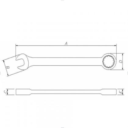 Imagem de Chave combinada com Catraca 3/4" 9024BT Belzer