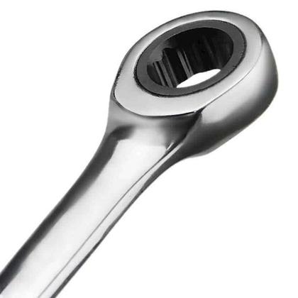 Imagem de Chave Combinada com Catraca 8 MM Cromo Vanádio Cromada MTX