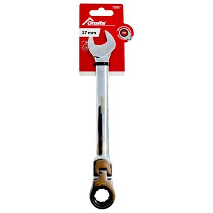 Imagem de Chave Combinada Com Catraca Flexível 17Mm (735617) - Onsite