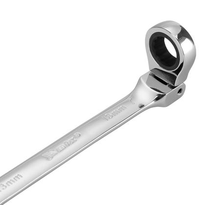 Imagem de Chave combinada com catraca, reversivel, cabeca movel, cromo vanadio, 13mm, 1pc // mtx