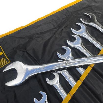 Imagem de Chave Combinada Cromo Vanádio 6x32 Jogo C/ 16 Pcs - Eda 8ay