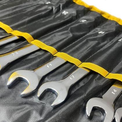 Imagem de Chave Combinada Cromo Vanádio 6x32 Jogo C/ 16 Pcs - Eda 8ay