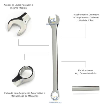 Imagem de Chave Combinada de 1" Polegada  MAYLE CRESCENT 102514MY