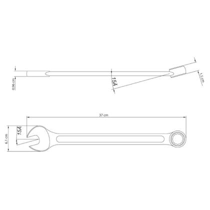 Imagem de Chave combinada de 28 mm em aço especial - Basic - Tramontina