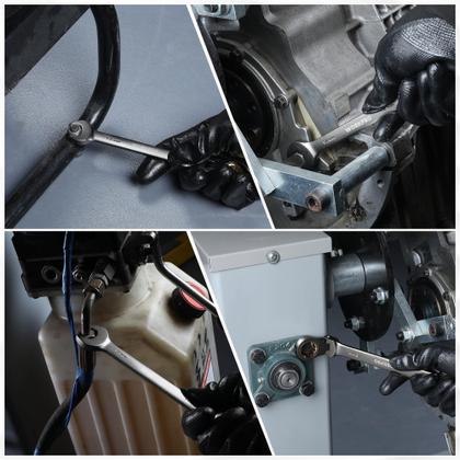 Imagem de Chave combinada de catraca com cabeça flexível WORKPRO 13 mm