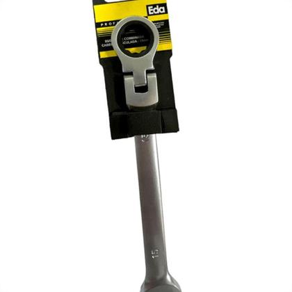 Imagem de Chave Combinada Eda Catracada Articulada Cromo Vanadio 15Mm - 9Sg