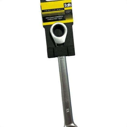 Imagem de Chave Combinada Eda Catracada Fixa Cromo Vanadio 13Mm - 9Vw