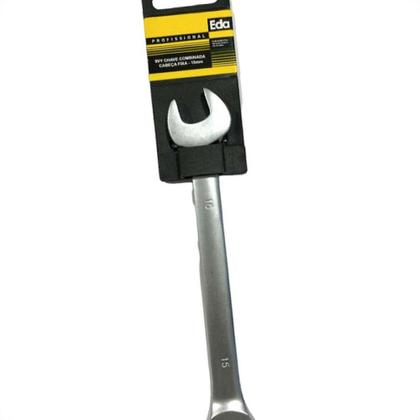 Imagem de Chave Combinada Eda Catracada Fixa Cromo Vanadio 15Mm - 9Vy