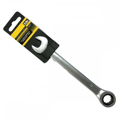 Imagem de Chave Combinada Eda Catracada Fixa Cromo Vanadio 15Mm - 9Vy