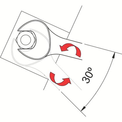 Imagem de Chave combinada em aço cromo vanádio o 1. 1/16 44670/114 tramontina