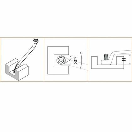 Imagem de Chave Combinada Estrela 17mm 19mm Top Tramontina 44630166