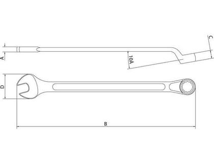 Imagem de Chave Combinada Estrela Boca 19mm Top Tramontina 42246119