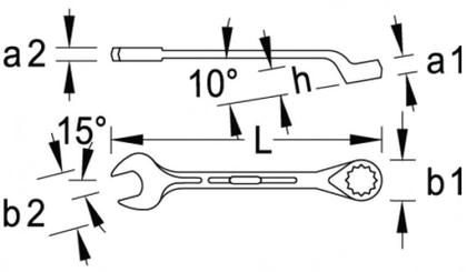 Imagem de Chave Combinada Gedore 33Mm Ref.1B