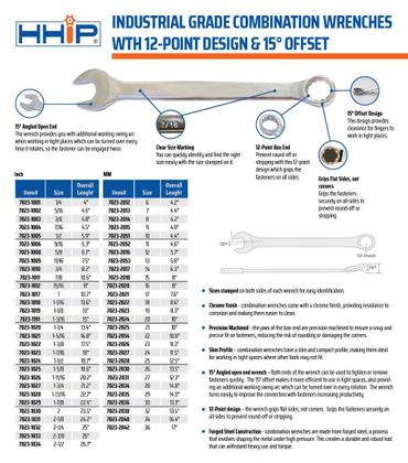 Imagem de Chave combinada HHIP 7023-1022 Aço forjado 1-3/8