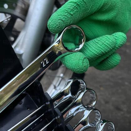 Imagem de Chave Combinada Jogo 6 A 22 Aço Cromo Vanádio Kit 12 Peças