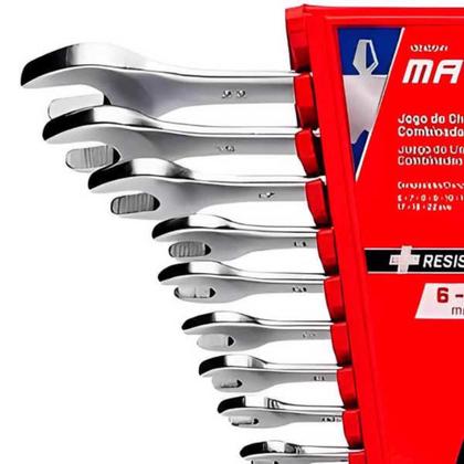 Imagem de Chave Combinada JOGO 6 a 22 MM com 12 Unidades MAYLE