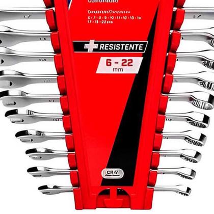 Imagem de Chave Combinada JOGO 6 a 22 MM com 12 Unidades MAYLE