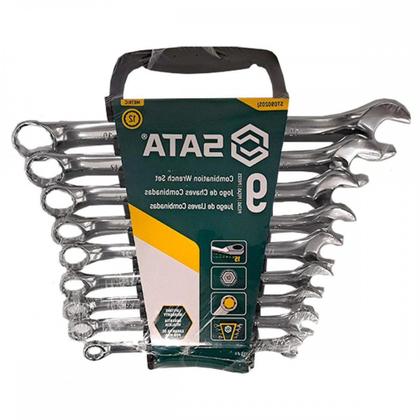 Imagem de Chave Combinada Jogo Sata 8 A 19Mm Com 9 Pecas - St09020Sj