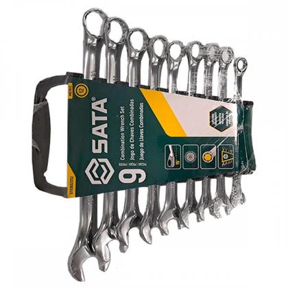 Imagem de Chave Combinada Jogo Sata 8 A 19Mm Com 9 Pecas - St09020Sj