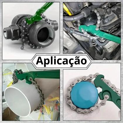 Imagem de Chave Corrente Universal Aço Resistente 12 polegadas