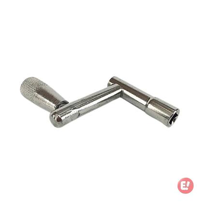 Imagem de Chave de Afinação Bateria Manivela Metal Cromada Prática