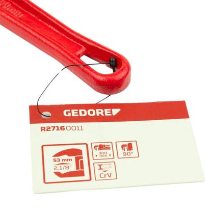 Imagem de Chave De Cano Grifo 12 Gedore Red Abertura 53mm Para Tubos