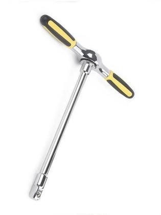 Imagem de Chave De Catraca Com Cabo Destacável De 1/4, 3/8 E 1/2 Polegada, Soquete Hexagonal Tipo T,