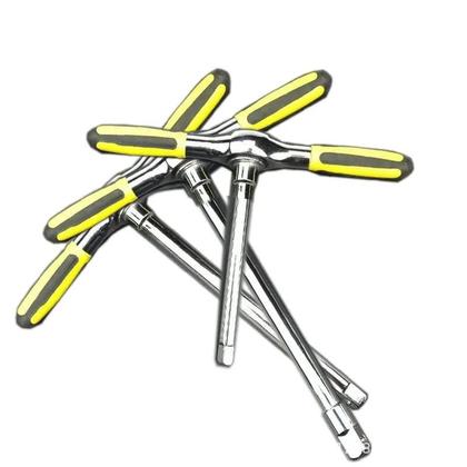 Imagem de Chave De Catraca Com Cabo Destacável De 1/4, 3/8 E 1/2 Polegada, Soquete Hexagonal Tipo T,